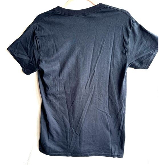 Spencers Mens Black Graphic Tee NWT Small 100% Cotton Funny T Shirt - Picture 2 of 5